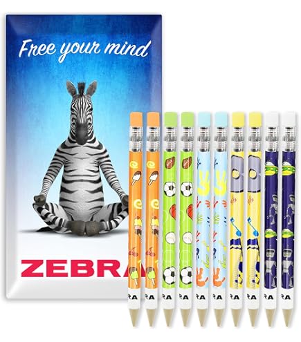 Amazon.com : Zebra Cadoozle Mini Mechanical Pencil - 0.7mm Lead